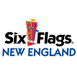 Six Flags New England theme park logo